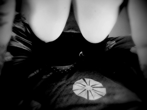 maryneedsmore:  I lent forward, let my bra fall and my tits swing a little. As any woman will tell you, itâ€™s such a relief to release your tits from a bra. I usually like mine to be rubbed a little too ;-) ðŸ’‹  B&W hangers