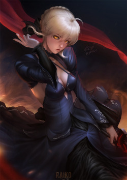 raikoart:Saber Alter