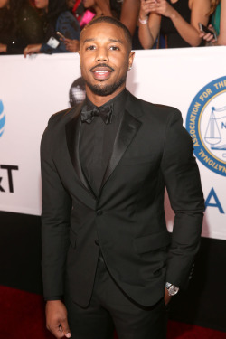 celebsofcolor: Michael B. Jordan attends the 49th NAACP Image