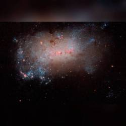 NGC 4449: Close-up of a Small Galaxy #nasa #apod #esa #hubblelegacyarchive