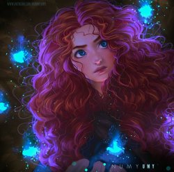 cthulhu-skull-heart:Merida by Numyumy Love it! 