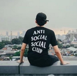 uniquetigerface: GET  ANTI SOCIAL SOCIAL CLUB TEE HERE ศ.23