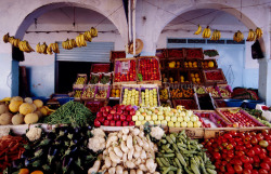 morobook:  Morocco.chefchaouen.Fruit and vegetables in the market