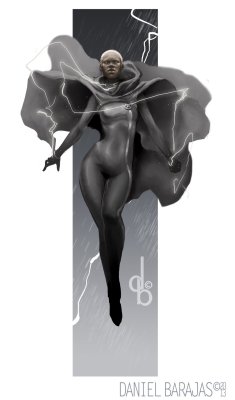 superheroesincolor:    Storm (Ororo Munroe) X-Men by   Daniel