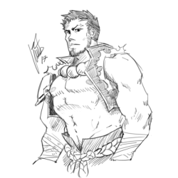pecs-party: I decided to do warm-ups by drawing Final Fantasy