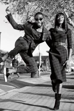 devoutfashion:  London roots: Naomi Campbell with Tinie Tempah