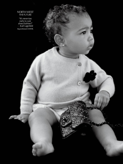  North West — CR Fashion Book Fall Issue. 