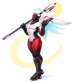 lintufriikki:  early concept Mercy is really something… 👌💕