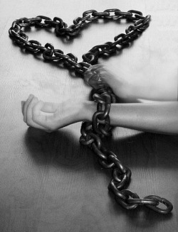 bigdaddymaverik:  Love and bondage, chained to my heart. 