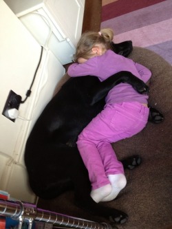 cute-overload:  When she comes home from a long day at school,