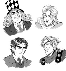 sillyvantas:  phantom blood sketches ~(help me, now i want to