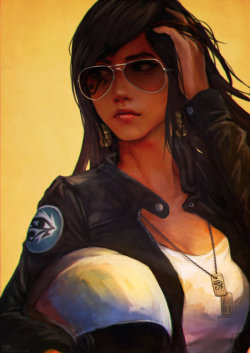 cyrail:  Casual Pharah by MonoriRogue Featured on Cyrail: Inspiring