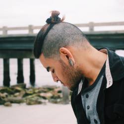 strangeparker:  Not manly enough to call it a man bun I suppose