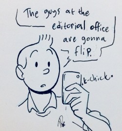 micaxiii:micaxiii:  My take on modern Tintin?  him actually acknowledging