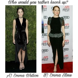 d-y-l-d-o-m:  celebwhowouldurather:  Who would you rather knock