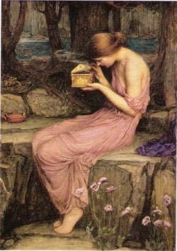 pre-raphaelisme:  Psyche Opening the Golden Box by John William