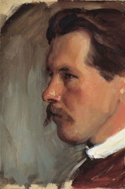 Paul Raud (Estonian, 1865-1930), Self-Portrait, 1903-08. Oil