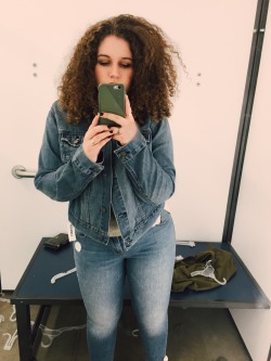 spilled-neon-dreams:  who said too much denim and a dressing