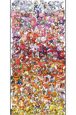 gogoatt:  Pokemon Sprite Spectrum | All 649 PokemonMade by me,