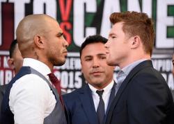 theboxingchannel:    Miguel Cotto vs Canelo Alvarez the Puerto