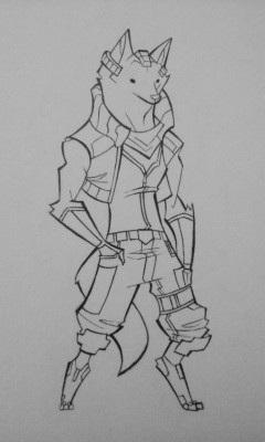 ladyzephyra:  Charaters from Starfox! Here we have fox McCloud,