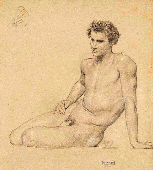 kourosart:W. Bouguereau, Étude. c 1905