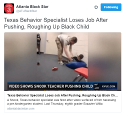 fallgales:  destinyrush:  Texas behavior specialist fired after