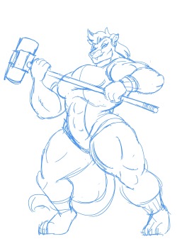 volkenfox:  Female Muscle Practice  Still trying to learn how