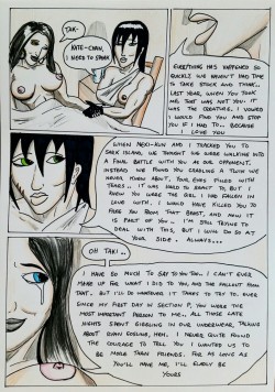 Kate Five vs Symbiote comic Page 141  Kate and Taki have THE