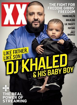 rudeboysworld:  🔑 @djkhaled and His Son Asahd Cover @XXL Magazine’s