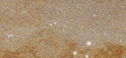 spaceexp:  A shot of just a tiny bit of the Andromeda Galaxy,