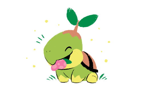 gotchibam:Turtwig ko-fi doodle for Anonius!