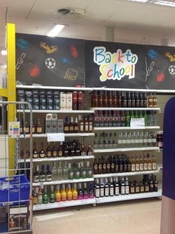 sexpectinq:  sexpectinq:  new school year new alcohol   it’s