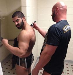rwfan11: When a BRO has got your back… …..literally!! 
