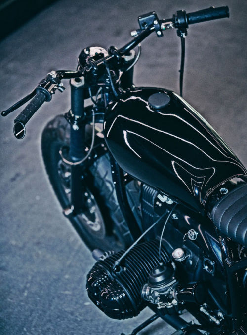 itsbrucemclaren:  ///  Black Dot Mark One – A BMW R80 RT Custom