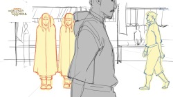 korranation:  Here is a storyboard showing a scene in the premiere