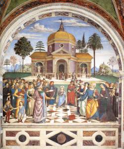 artmastered:  Pinturicchio, Christ Among the Doctors, The Adoration