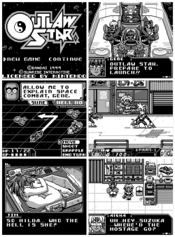 gameboydemakes:  Outlaw Star, the only JRPG on the Game Boy to
