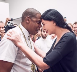 goleyakh:  Jay-Z et Marina Abramovic Picasso baby 