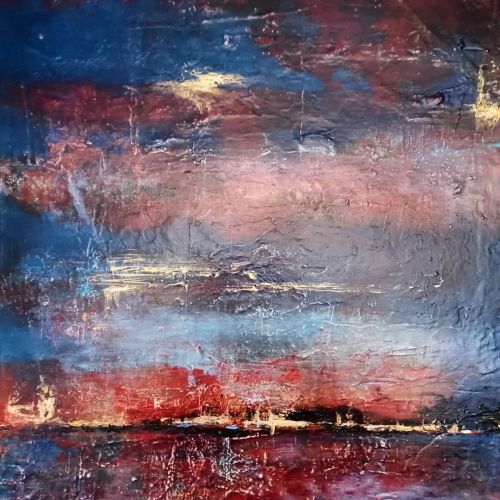 <p>Heady blues with deep sultry reds.</p>

<p>For me this piece evokes a seascape during twilight.</p>

<p>How do these colours make you feel?</p>

<p>I’m always here to chat about my art, please drop me a DM if you this piece speaks to you. </p>



<p></p>



<p>✨✨✨✨✨✨✨✨✨</p>

<p>#colours #color #twilight #dusk #dawn #colourcombination #naturelovers #skyscape #seascape  (at Calne)<br/>
<a href="https://www.instagram.com/p/CXjLgnKo6fy/?utm_medium=tumblr">https://www.instagram.com/p/CXjLgnKo6fy/?utm_medium=tumblr</a></p>