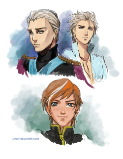 anya333:  juhaihai:   Quick sketches of Anna and Elsa Genderbend