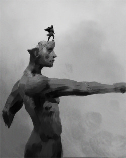 art-and-fury:  Destroyed statue - Sandstorm - Black skull  Gabriel