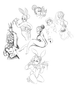 funsexydragonball:Had a short drawpile session with Yoto! <