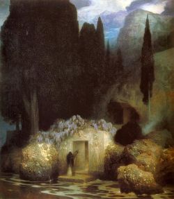 shadesandshadows:   The Tomb of Böcklin, oil on canvas, 1901-02,