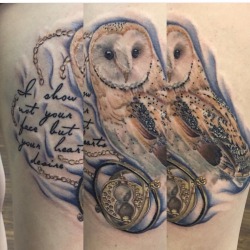 fuckyeahtattoos:  Harry Potter themed tattoo that I just had