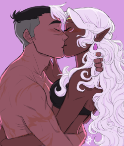 rolierose: quick painted doodle; i couldâ€™t get myself to draw anything today, except this, thatâ€™s how much iâ€™m in shallura hellâ€¦iâ€™ll better go back to my trashcan ps: ignore the fact that i forgot his Galra arm, thank you 