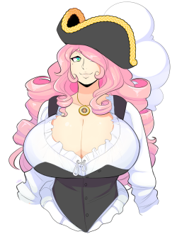 theycallhimcake:  Fluffy pirate lady, cuz I saw an outfit I liked.