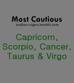 zodiac–signs:  top 5 most cautious zodiac signs in no particular