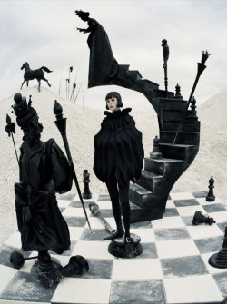 photographicpictures:  Edie Campbell by Tim Walker - Junya Watanabe