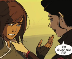 teamkorrasami:  asami really does have a thing for touching korra’s
